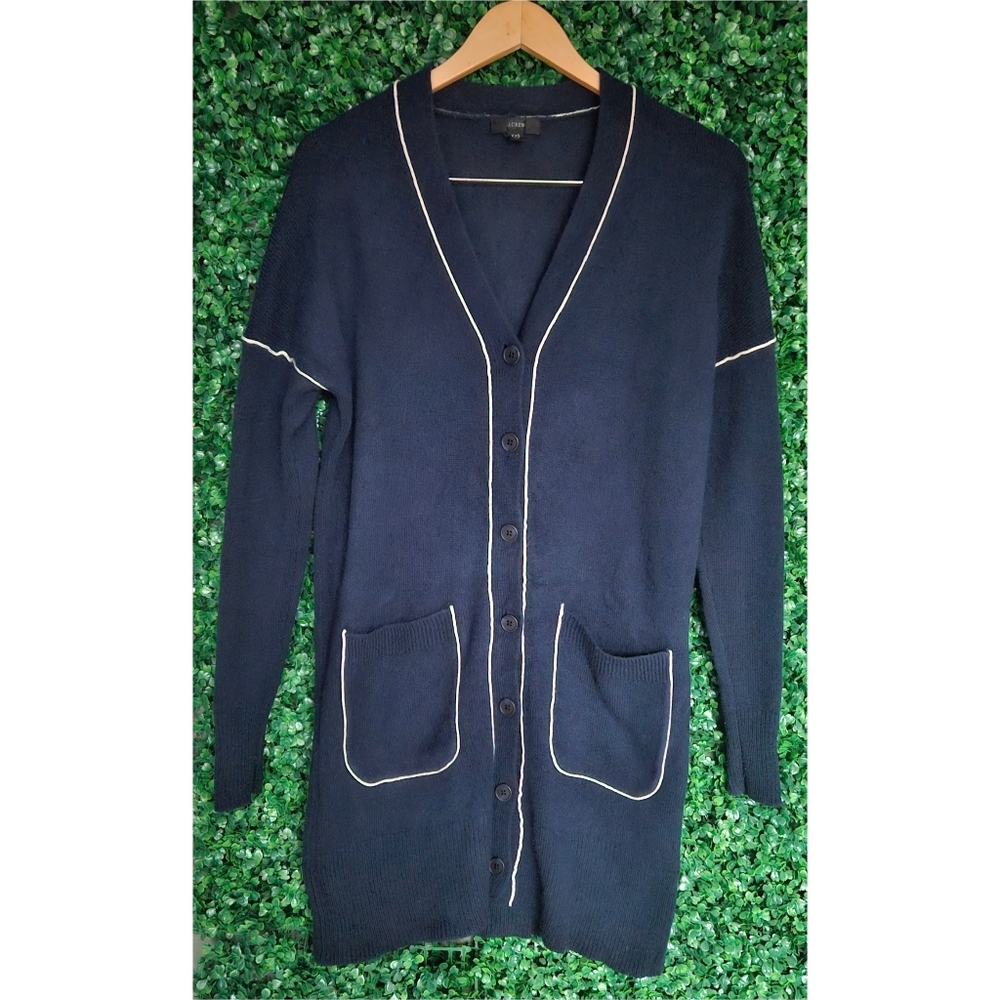 BELT NOT INCLUDED J. Crew Wool - Cashmere Cardigan Dress - Picture 4 of 9
